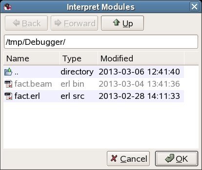 Interpret Modules Window